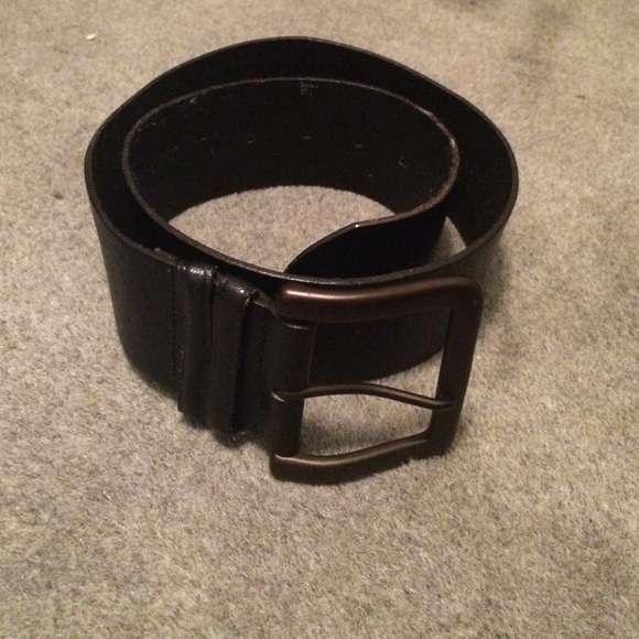 Wide Leather Belt