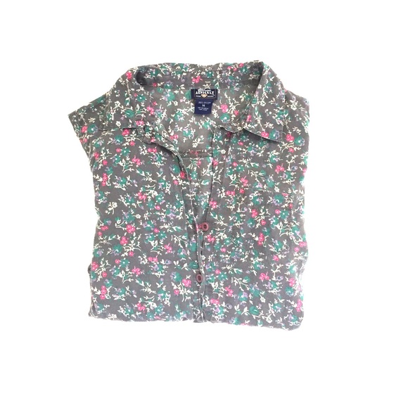 Long sleeve floral button up