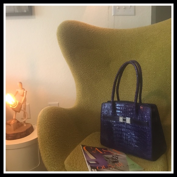 ❗️New❗️luxury GENUINE  crocodile leather handbag