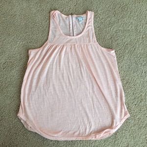 Pink loose tank top