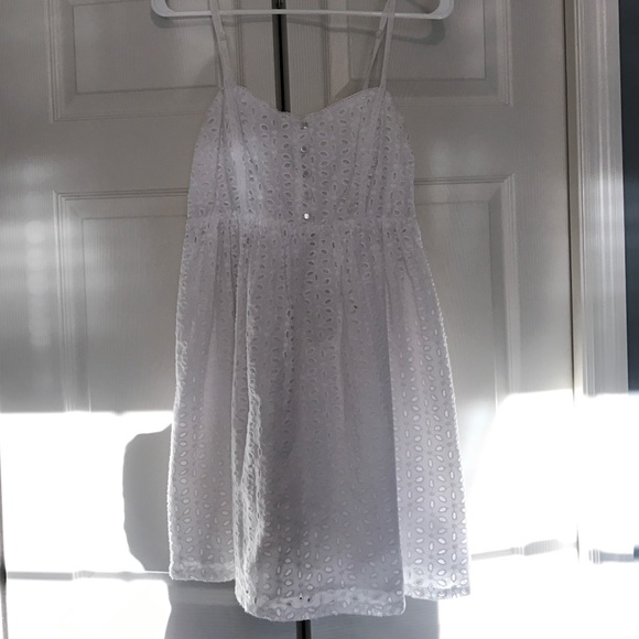 Forever 21 White Eyelet Dress