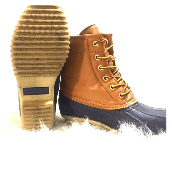 Two Toned Rain/Duck Boots