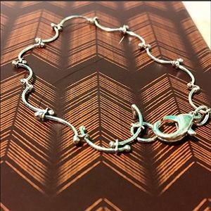 silver anklet. NWOT