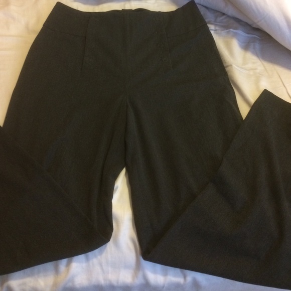 Beautiful Anthropology charcoal grey slacks