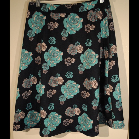 A-line Floral Skirt
