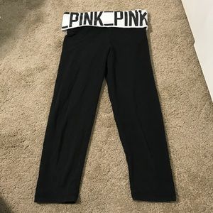 PINK VS CAPRI YOGAS XS