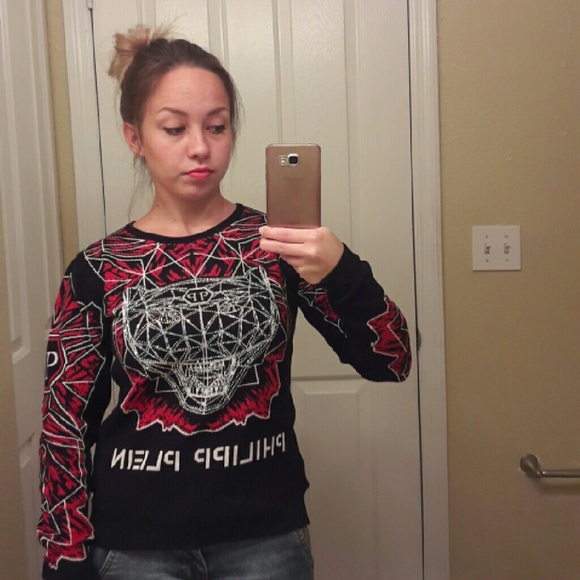Philipp plein 100 % AUTHENTIC woman tiger sweater
