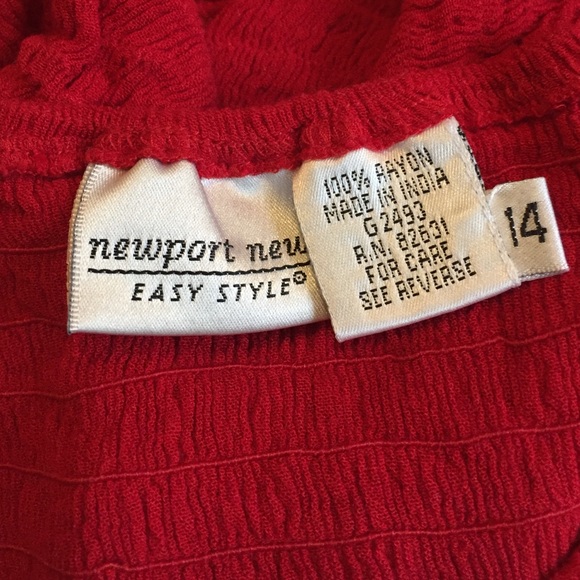 Fire Engine Red Crop Top - image 2