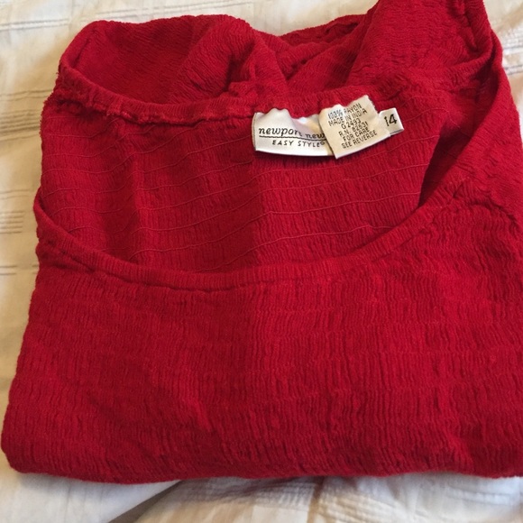 Fire Engine Red Crop Top - image 3