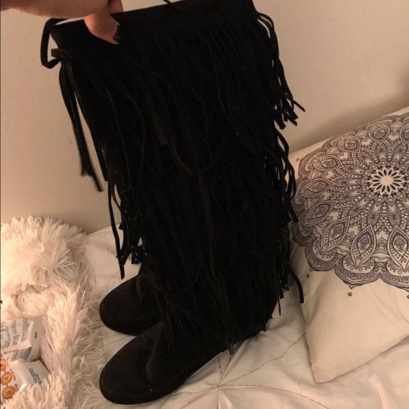 Fringe Boots