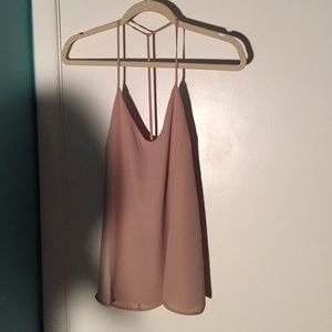 Beige T string blouse