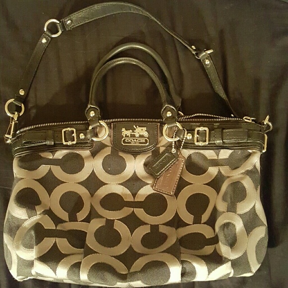 Coach Madison op art handbag 18608