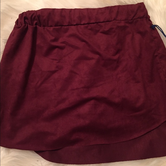 Suede mini skirt - Picture 1 of 2