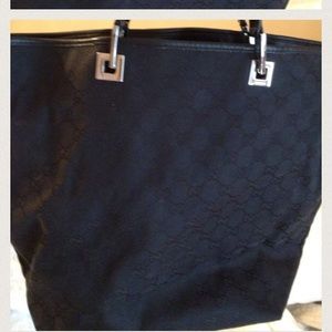 Black Gucci tote
