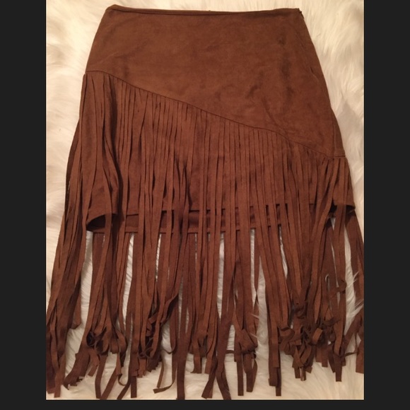 Fringe mini skirt - Picture 1 of 2