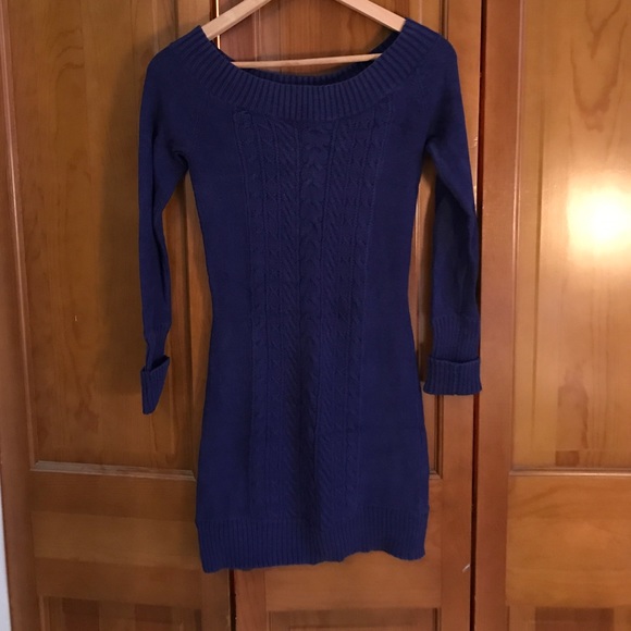 BCBG wide neck sweater dress