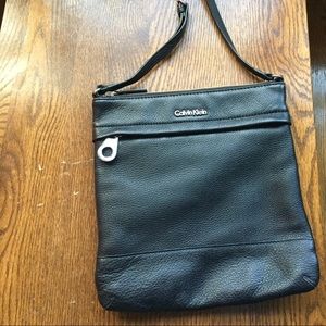 Calvin Klein black cross body bag