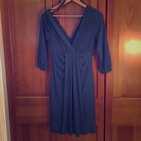 BCBG V-neck midi dress