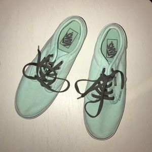 VANS Teal sneakers size 8