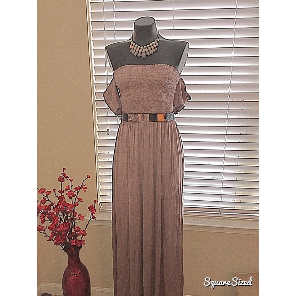 Grecian-Goddess, off the shoulder , comfy dress!