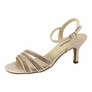 Champagne pink glitter dress shoes- New