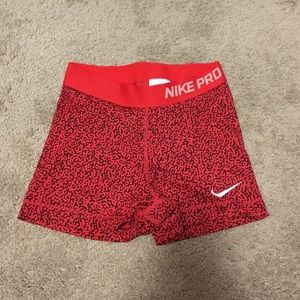 Nike pro 3" short spandex