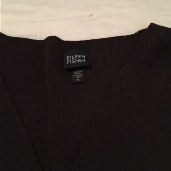 Brown Italian yarn knit Eileen Fisher - Picture 1 of 4