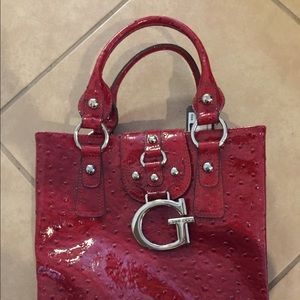 Red Guess purse