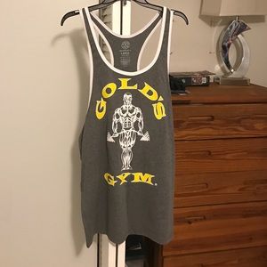 Men's golds gym stringer tank top
