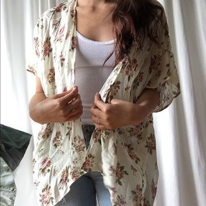 Delicate Floral Kimono