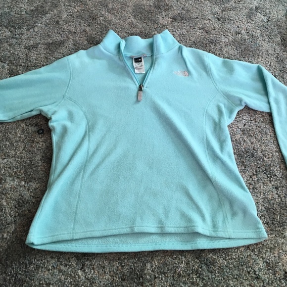 Half Zip Blue North Face Jacket/ Sweatshirt
