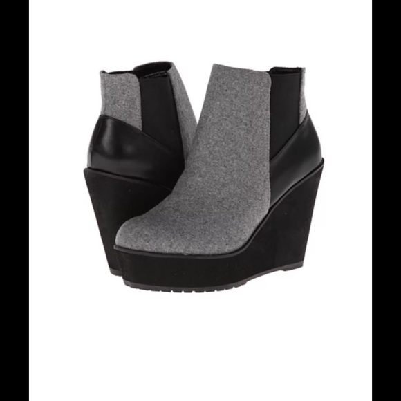 Shelly's London Campalto Wedge Platform Bootie 8.5