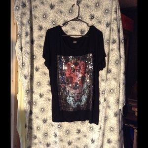 a.n.a. Sequined T-Shirt