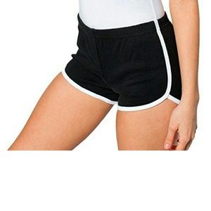 American apparel interlock running shorts