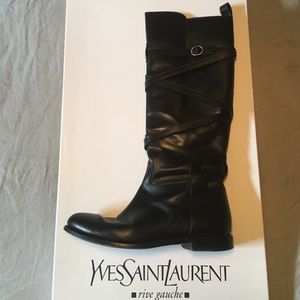 Yves Saint Laurent riding boots