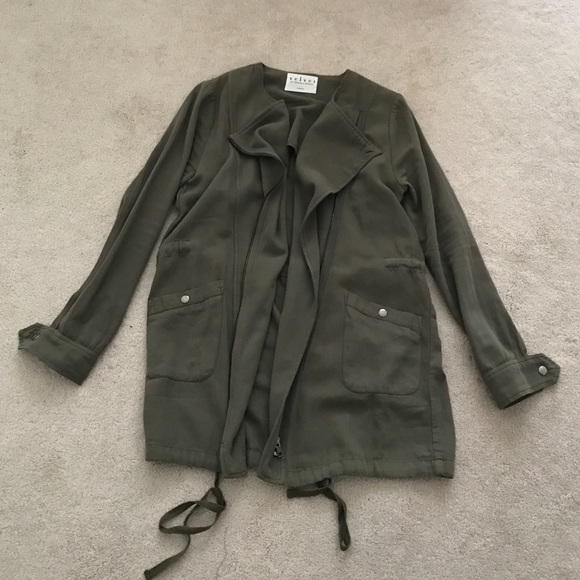 Anthropologie Jackets & Blazers - Velvet. Military Inspired Olive Green Jacket.