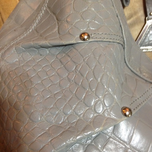 Franco Sarto leather gray bag - Picture 5 of 7