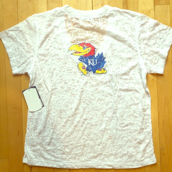 Kansas Jayhawks Burn out T-Shirt
