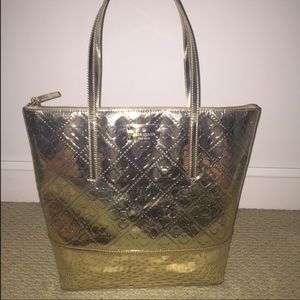 Gold Metallic Kate Spade Tote