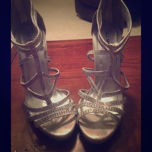 Silver heels!