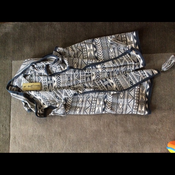 NWT Peruvian connection Pima cotton agadir vest