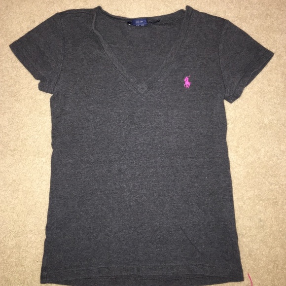 Grey polo cotton short sleeve