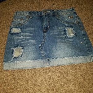 Denim skirt