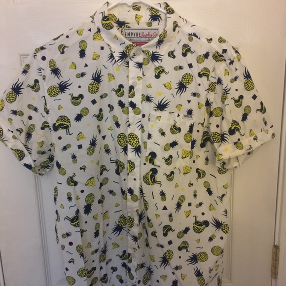 Empyre Pineapple Short sleeve button up