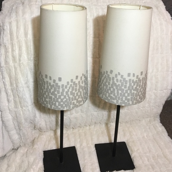 two table side lamps