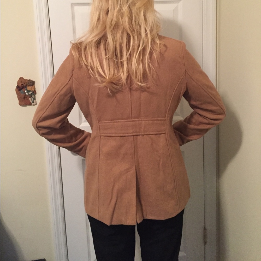 Tan Wool Coat - image 6