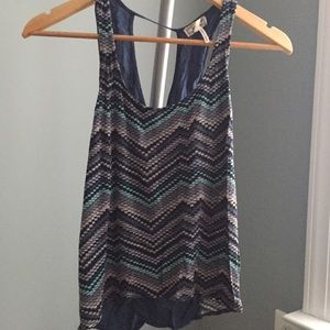 Aztec pattern tank top