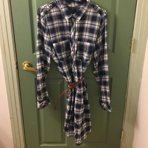 NWT Forever 21 Plaid Belted Dress. Sz 1X