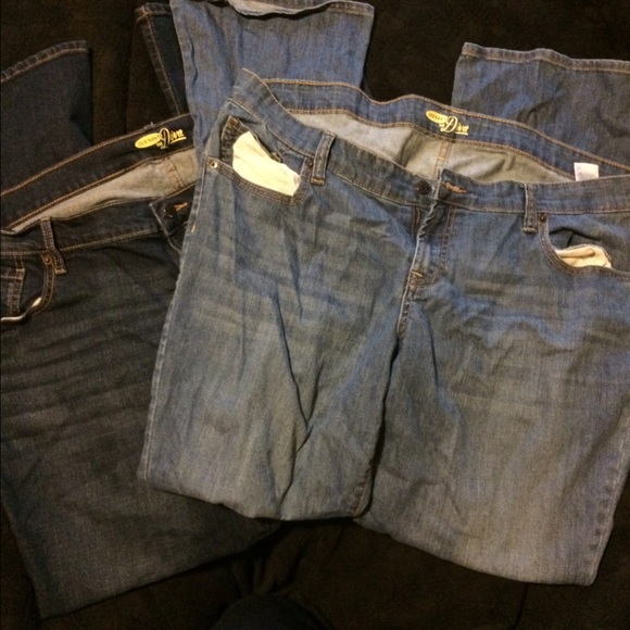 Two pairs of Diva jeans