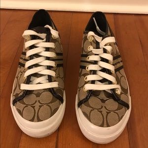 coach pattern sneakers